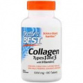 Doctor's Best - Collagen Types 1 & 3 1000mg with Vitamin C