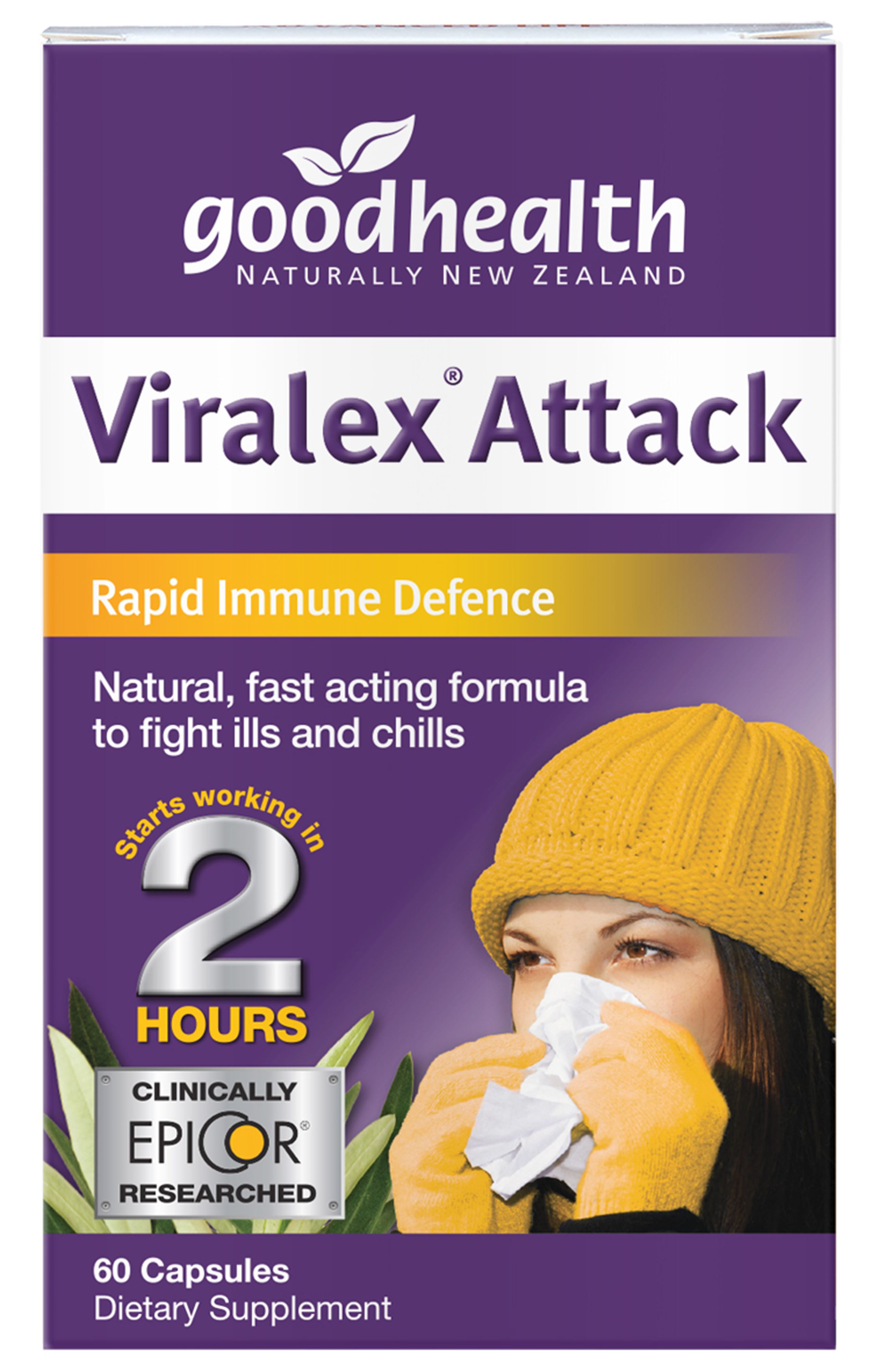 Buy Good Health Viralex Attack Online - 30 Caps and 60 Caps and 120 Caps