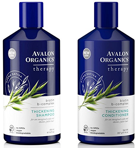 Avalon Organics Therapy Thickening Shampoo + Conditioner VALUE PACK 