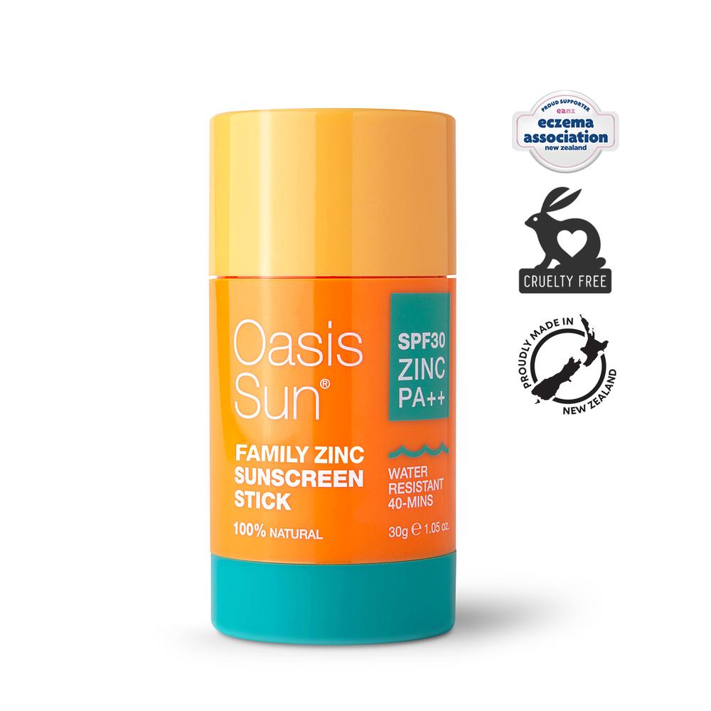 Oasis Sun SPF30 Family Zinc Sunscreen Stick