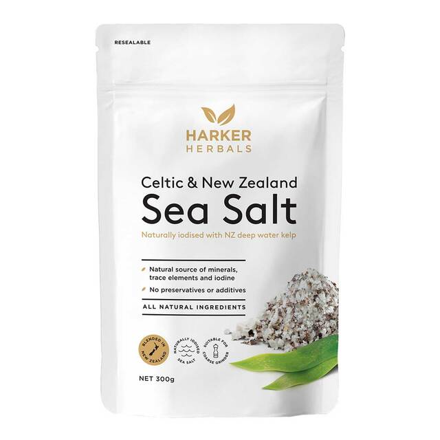 Harker Herbals Celtic & NZ Sea Salt with Kelp