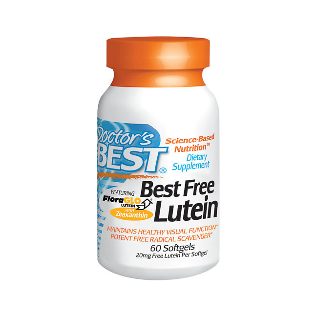 Doctor\'s Best - Free Lutein featuring FloraGlo® 20mg