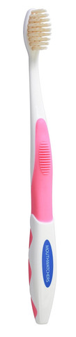 Mouth Watchers Youth Toothbrush Pink