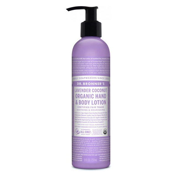 Dr Bronner\'s Organic Hand & Body Lotion - Lavender Coconut