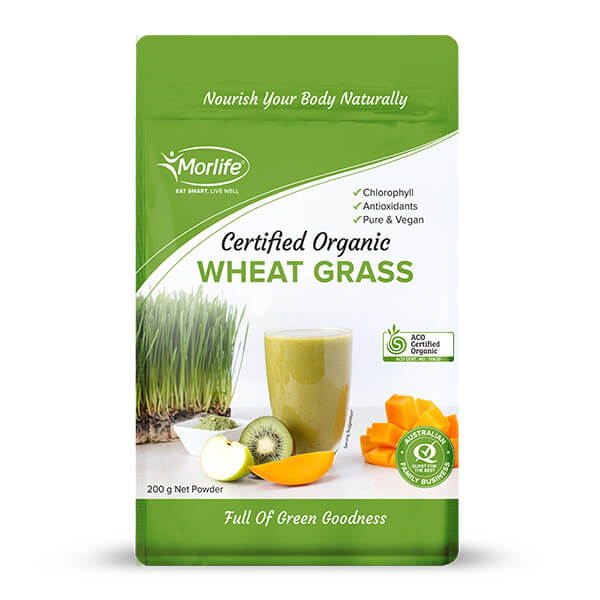Morlife - Certified Organic Wheat Grass 