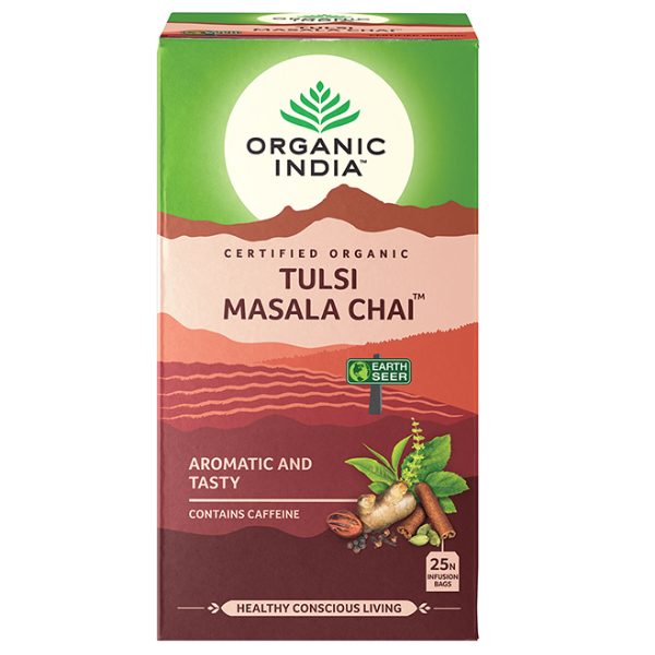 Organic India Certified Organic Tulsi Masala Chai Tea