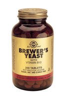 Solgar Brewers Yeast Tablets with Vitamin B12