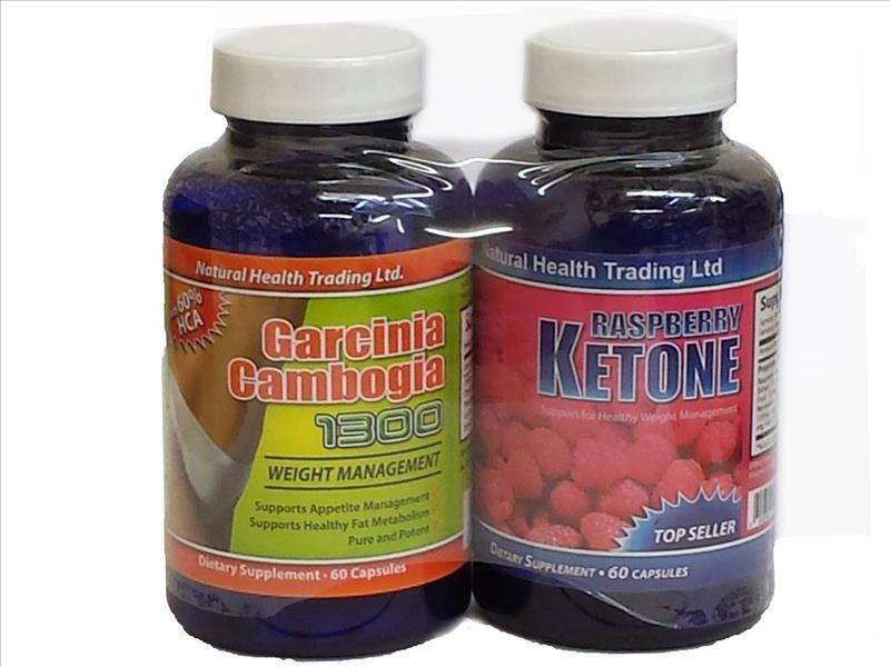 Natural Health Trading Garcinia Cambogia and Rasberry Ketone 60+60 Caps