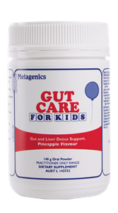 Metagenics Gut Care for Kids Pineapple flavour 140g oral powder
