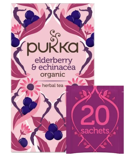 Pukka Elderberry & Echinacea Tea 