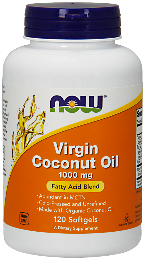 NOW Virgin Coconut Oil 1000mg