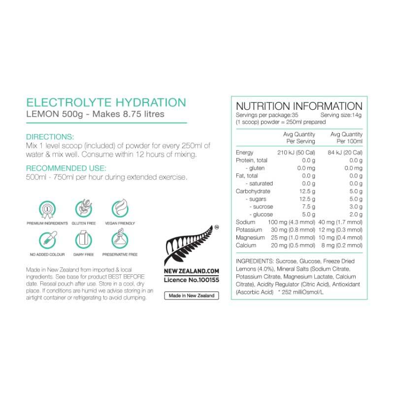 PURE Electrolyte Hydration Pouch - Lemon