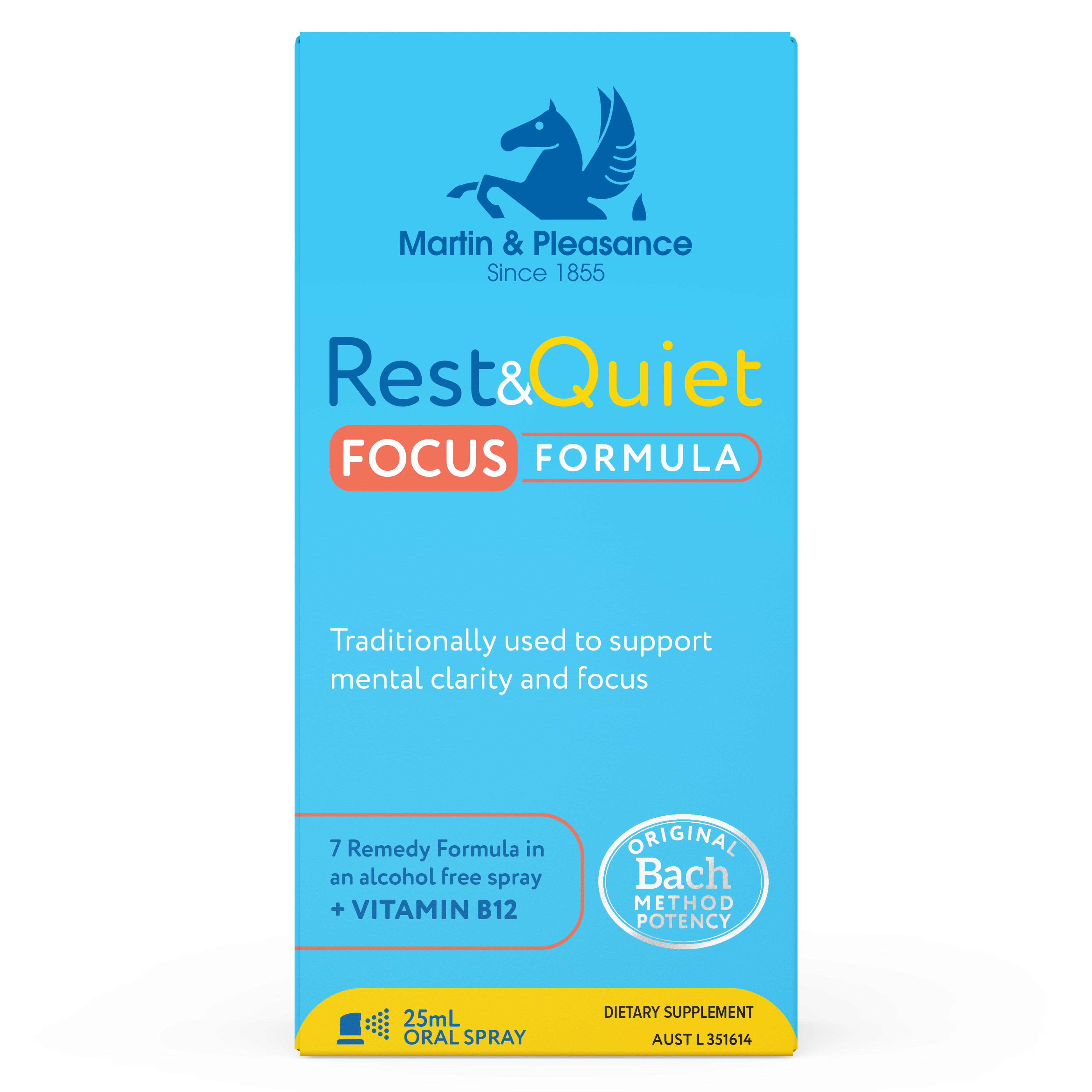 Rest & Quiet Focus Formula Spray 25mL