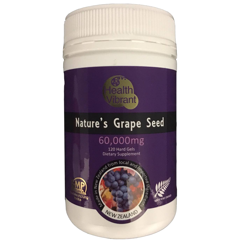 Health Vibrant Nature\'s Grape Seed 60,000mg