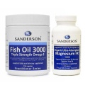 Sanderson Fish Oil 3000 + Organic Magnesium FX 1000