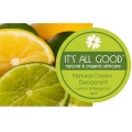 It's All Good Natural Cream Deodorant Lemon & Bergamot