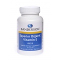 Sanderson Superior Organic Vitamin E 400iu