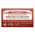 Dr Bronner's Magic Bar Soap - All-One Hemp Pure Castile Soap - Eucalyptus